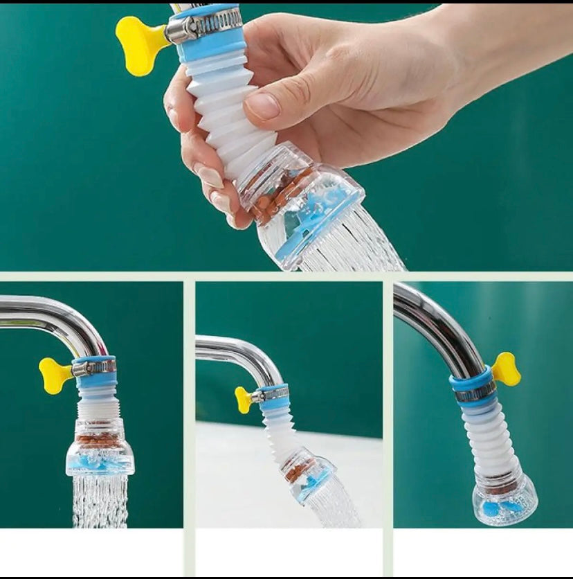 360 Rotating Fan Faucet Shower