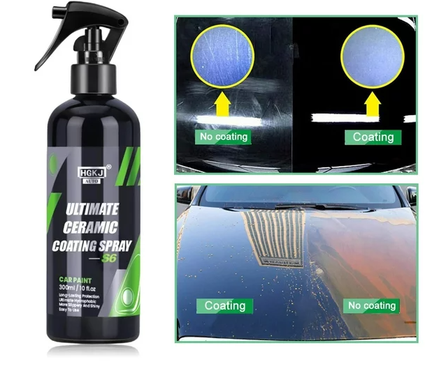 Cars Ceramic Coating Spray ,hydrophobic, Scratch Protection (100 Ml )